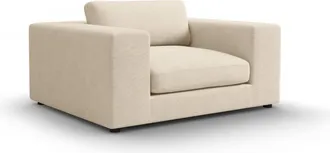 CXL by Christian Lacroix Sofá 1,5 plazas de pana beige claro