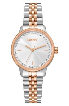 DKNY L 086 Bracelet Watch in Silver at Nordstrom