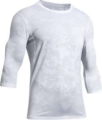 Generic Mens Vintage Baseball Shirt Crewneck 3/4 Length Sleeve Tops Plain Casual Tee Lightweight Comfortable Active Tee Soft Breathable Running Sport Gym T Sh