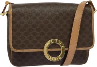 Celine Pre-owned Vintage Schoudertas - Dames - Vintage Schoudertas - Bruin - ONE Size - Leer - Vintage