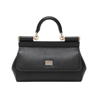Dolce & Gabbana Dames, Tassen, Zwart, Maat: ONE Size Leer