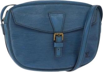 Louis Vuitton Pre-owned Vintage Cross Body Bag - Dames - Vintage Schoudertas - Blauw - ONE Size - Leer - Vintage