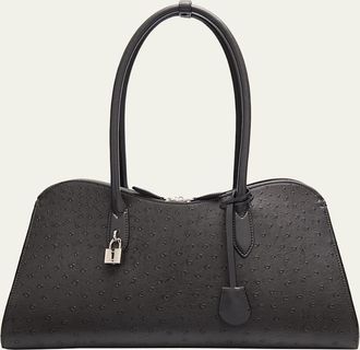 Stella McCartney Ryder Vegan Ostrich Leather Shoulder Bag