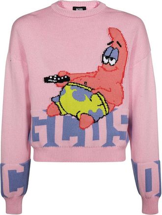 GCDS Cotton Crew-neck Sweater