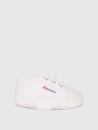 Superga Sneakers da bambino in cotone con lacci elasticizzati e suola antiscivolo