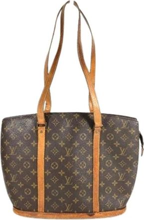 Louis Vuitton Pre-owned Monogram Canvas Tote Bag - Dames - Vintage Shopper - Bruin - ONE Size - Vintage