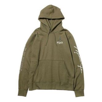 Nike Jordan Air Jordan 12 x PSNY Hoodie Olive Green AA8889-222
