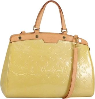 Louis Vuitton Pre-owned Handbags, female, Yellow, Size: ONE SIZE Pre-owned Leather handbags