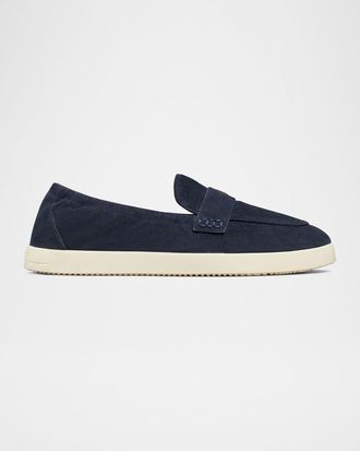 Tory Burch Sporty Suede Slip-On Loafers