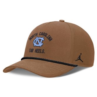 Nike Jordan Mens North Carolina Military Appreciation Rise Jordan Brand Dri-FIT College A-Frame Adjustable Hat in Brown | JC962EANCN-7AL