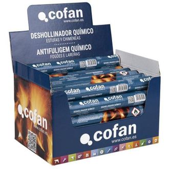 cofan Deshollinador Qu&iacute;mico Tubo 175 G Caja 30 Unid., Limpieza R&aacute;pida Y Eficaz De Chimeneas, Estufas, Fogones Y Hornos De Le&ntilde;a. Elimina Incrustaciones De Cu