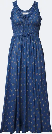 D&ocirc;en D&ocirc;en Emmaretta floral cotton midi dress