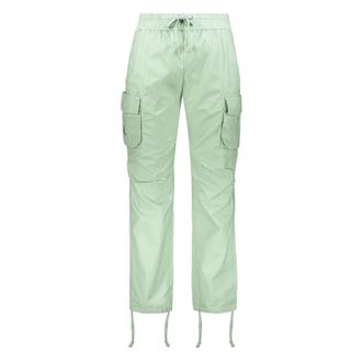 John Elliott + Co Cargo Katoenen Broek Elastische Taille - Heren - Slim Fit Broeken - Groen - M - Katoen - Broeken