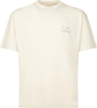 C.P. Company Hombre, Camisetas, Beige, Talla: L