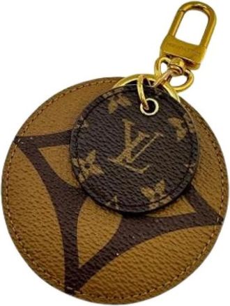 Louis Vuitton Pre-owned Accessories, female, Brown, Size: ONE SIZE Pre-owned Canvas Key-holder