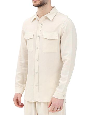 Yes London Butter Tencel Linen Men Shirt