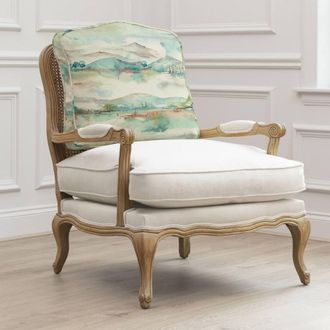 Voyage Maison Russet Shores Printed Florence Chair in Light Oak