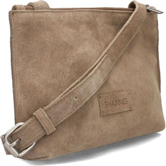 Shabbies Amsterdam Festival Big Crossbody - Dames - Tassen - Beige - Maat: ONE Size Zijde