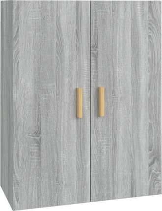 vidaXL Armario de pared colgante gris Sonoma 69,5x34x90 cm vidaXL