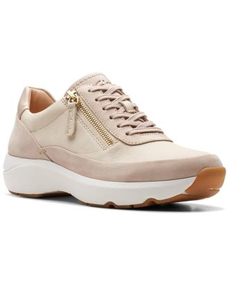 Clarks Tivoli Zip Leather Sneaker