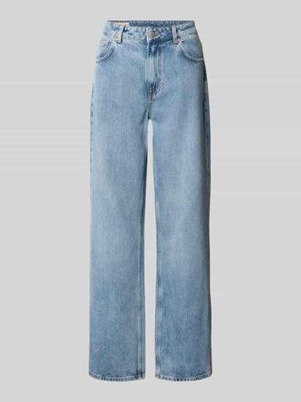 GANT Wide Leg Jeans im 5-Pocket-Design in Hellblau Melange, Gr&ouml;&szlig;e 27