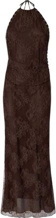 Pinko Mustang L72 - Dames - Avondkleed - Bruin - L - Kleedjes