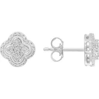 Effy Diamond Earrings in Silver/Diamond at Nordstrom Rack