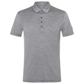 super.natural Bio Jersey Polo Merinoshirt f&uuml;r Herren | grau