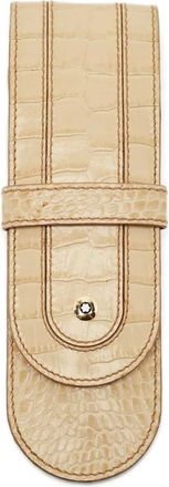 Montblanc Pouch con effetto coccodrillo - Toni neutri