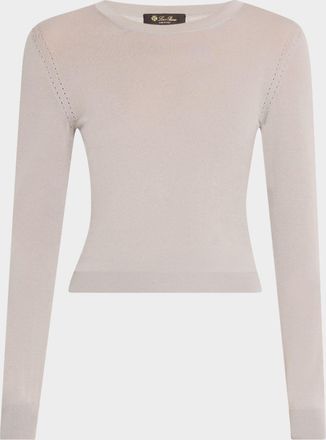 Loro Piana Long-Sleeve Cashmere Sweater