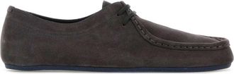 Jil Sander Dark Grey Suede Lace-up Shoes