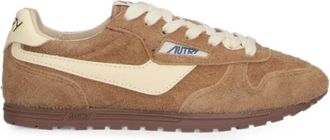Autry Windspin Low - Dames - Sneakers - Beige - 38 EU - Katoen - Schoenen