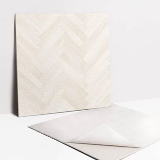 Tulup Pannelli da Parete Autoadesivi - Decorativi - Parete Piastrelle - 9 Pezzi Piastrelle - 9x30x30 cm - Parquet Delicato e Leggero