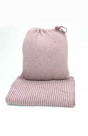 Portolano Cashmere travel set in Dusty Rose/light Grey at Nordstrom