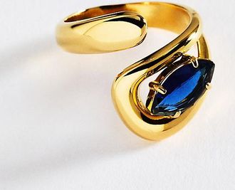 Anthropologie Bezel Wrap Ring