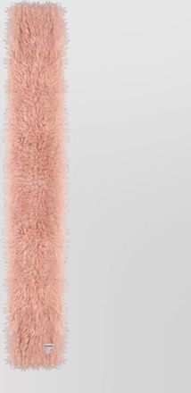 Ganni logo scarf