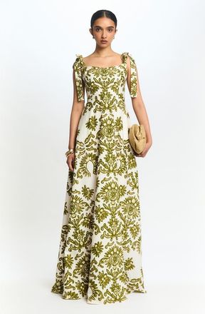 Diarrablu Mona Dress Vinae in Vinae Olive at Nordstrom, Size Xxx-Large