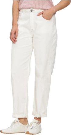 Mos Mosh MMAymen Melo Pant - Dames - Loose Fit Jeans - Wit - W30 - Katoen - Jeans