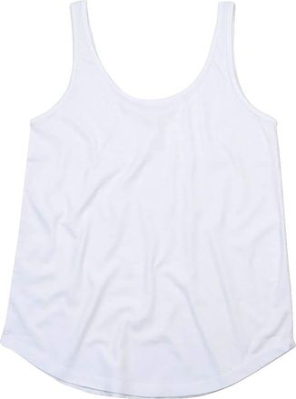 Mantis Womens/Ladies Loose Fit Sleeveless Vest Top (L) (White)
