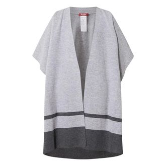 Max Mara Salato Cape - female - Max Mara Studio - Ponchos - Gray - M/L - Jackets