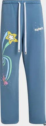 Nahmias Men & apos;s Daydreaming Flower Trip Wide-Leg Sweatpants