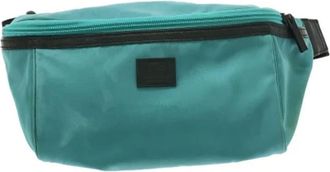 Burberry Pre-owned Belt Bags, male, Blue, Size: ONE SIZE Pre-owned Leather crossbody-bags