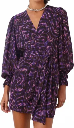 Suncoo Cristal Dress In Violet