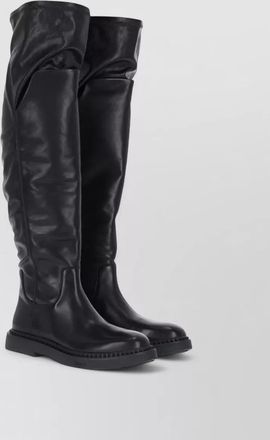 Ash leather boots