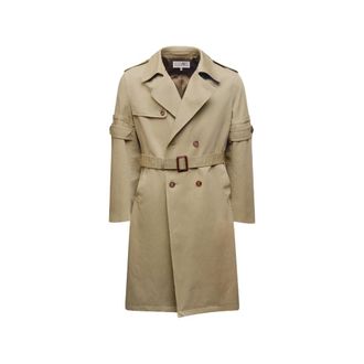 Maison Margiela Double-breasted Overdyed Trench Coat