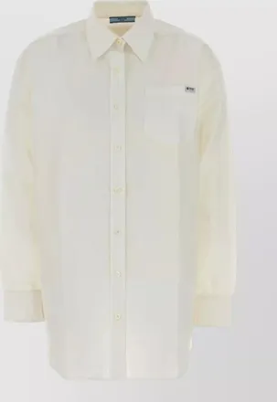 Prada linen blend shirt