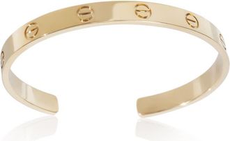 Cartier Pre-Owned Cartier Yellow Gold Love Cuff Bracelet