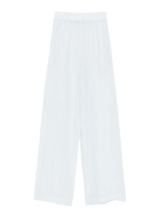 Joseph pleated wide-leg trousers - Blue
