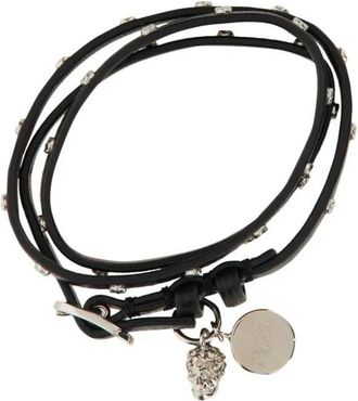 Alexander McQueen Alexander McQueen Armbänder - Double Turn Bracelet - Gr. ONE SIZE - in Schwarz - für Damen