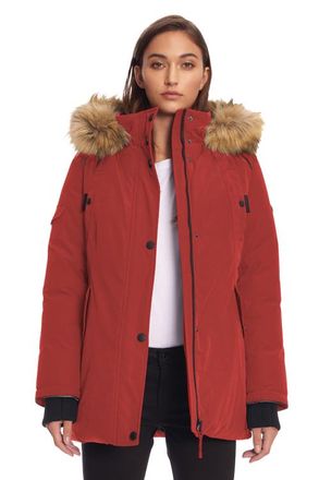 Alpine North GLACIER - Vegan Down Classic Winter Parka Jacket in Crimson at Nordstrom, Size X-Small